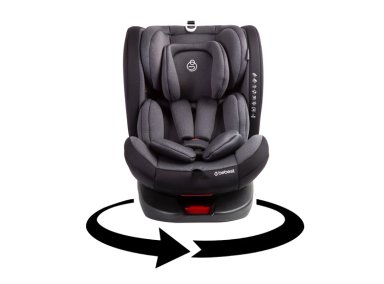SILLA DE AUTO BEBESIT BEBE CONVERTIBLE SATURN 360 ISOFIX GRIS OSCURO - 2