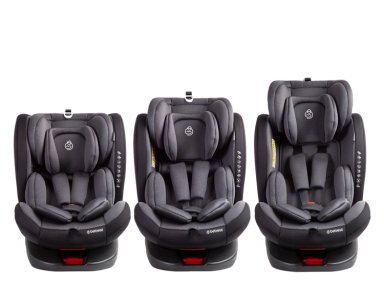 SILLA DE AUTO BEBESIT BEBE CONVERTIBLE SATURN 360 ISOFIX GRIS OSCURO - 3