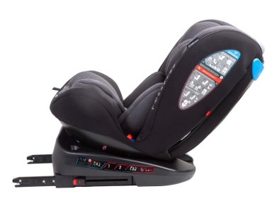 SILLA DE AUTO BEBESIT BEBE CONVERTIBLE SATURN 360 ISOFIX GRIS OSCURO - 5