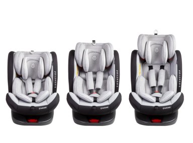 SILLA DE AUTO BEBE CONVERTIBLE SATURN 360 ISOFIX GRIS CLARO - 3