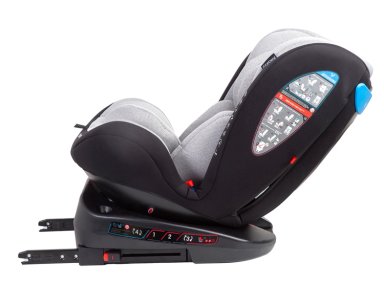 SILLA DE AUTO BEBE CONVERTIBLE SATURN 360 ISOFIX GRIS CLARO - 5