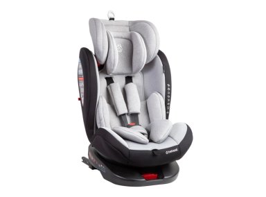 SILLA DE AUTO BEBE CONVERTIBLE SATURN 360 ISOFIX GRIS CLARO - 7