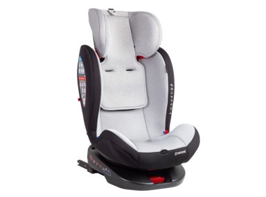 SILLA DE AUTO BEBE CONVERTIBLE SATURN 360 ISOFIX GRIS CLARO - 8