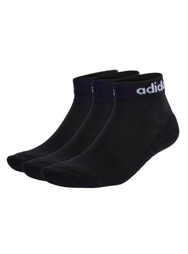 CALCETINES ADIDAS TOBILLEROS NEGRO - 1