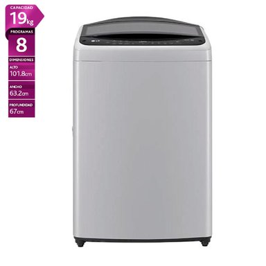 LAVADORA CARGA SUPERIOR LG WT19DV6 19KG PLATA - 1