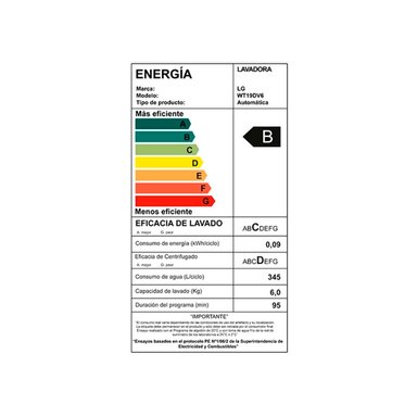 LAVADORA CARGA SUPERIOR LG WT19DV6 19KG PLATA - 12
