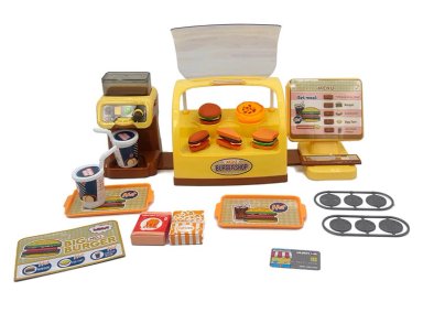 SET DE JUEGO ULTRA TOYS HAMBURGUESAS CON CAJA REGISTRADORA - 1