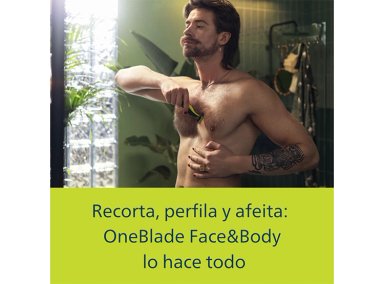 AFEITADORA INALÁMBRICA PHILIPS ONEBLADE FACE&BODY QP2824/10  - 4