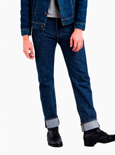 JEANS HOMBRE LEVI'S ALGODÓN 501 ORIGINAL FIT - 1