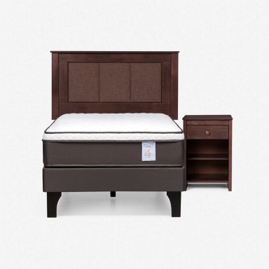 JUEGO DE DORMITORIO ROSEN CAMA EUROPEA NEW STYLE 4 PLUS 1.5 PLAZAS + SET RACHEL - 1