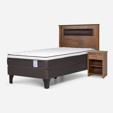 JUEGO DE DORMITORIO ROSEN CAMA EUROPEA NEW STYLE 4 PLUS 1.5 PLAZAS + SET FERRARA - 2