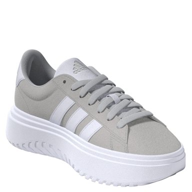 ZAPATILLAS MUJER ADIDAS CASUALES GRIS GRAND COURT PLATFORM SUEDE - 1