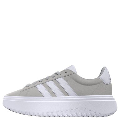 ZAPATILLAS MUJER ADIDAS CASUALES GRIS GRAND COURT PLATFORM SUEDE - 3