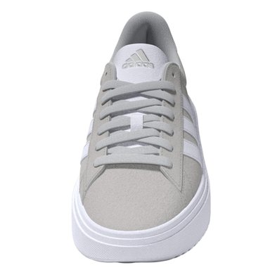 ZAPATILLAS MUJER ADIDAS CASUALES GRIS GRAND COURT PLATFORM SUEDE - 4