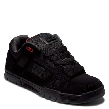 ZAPATILLAS HOMBRE DC SHOES URBANAS NEGRO STAG CUERO - 2