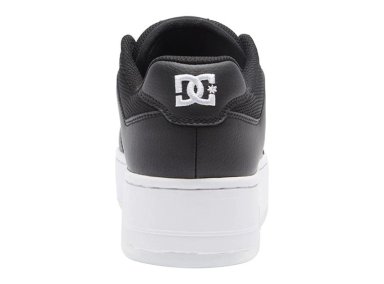 ZAPATILLAS MUJER DC SHOES URBANAS NEGRO MANTECA4 CUERO - 5