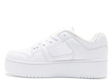 ZAPATILLAS MUJER DC SHOES URBANAS BLANCO MANTECA4 CUERO - 3