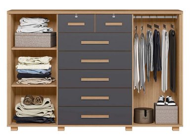 COMODA VEKKA HOME FONTANA 2P 7C - 2