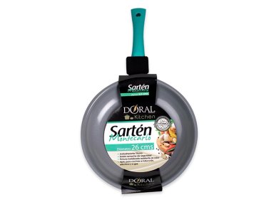 SARTEN DORAL MONTECARLO TURQUESA 26CM - 4