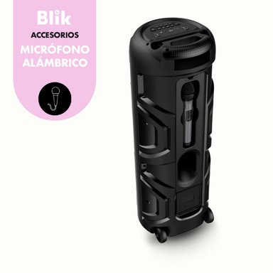 PARLANTE BLUETOOTH KARAOKE CON MICRÓFONO BLIK WAVEMAX1 - 5
