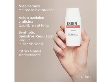 PROTECTOR SOLAR FACIAL ISDIN FOTOULTRA REDNESS SPF 50 50 ML - 4