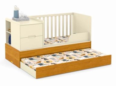 CUNA KIDSCOOL FORMARE ECOWOOD MULTIFUNCION BLANCO - 3
