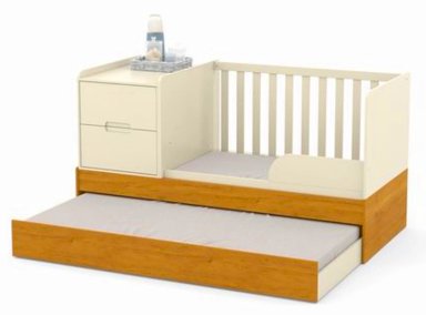 CUNA KIDSCOOL FORMARE ECOWOOD MULTIFUNCION BLANCO - 4