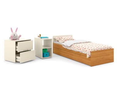 CUNA KIDSCOOL FORMARE ECOWOOD MULTIFUNCION BLANCO - 5