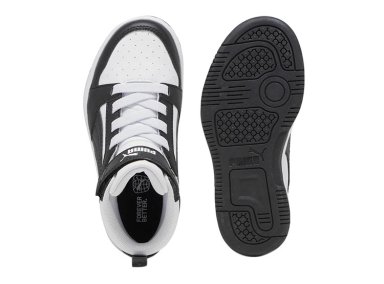 ZAPATILLAS UNISEX PUMA NEGRO REBOUND V6 MID AC - 4