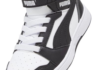 ZAPATILLAS UNISEX PUMA NEGRO REBOUND V6 MID AC - 5