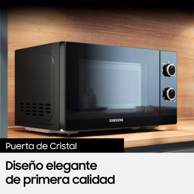 MICROONDAS SAMSUNG 20 L MS20A3010AL/ZS PLATO GIRATORIO - 5