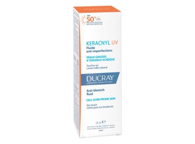 PROTECTOR SOLAR FACIAL DUCRAY ANTIEDAD CREMA KERACNYL UV FLUIDO SPF 50+ 50 ML - 4