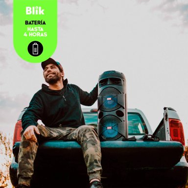 PARLANTE BLUETOOTH KARAOKE CON MICRÓFONO BLIK SCREAMER3 - 4