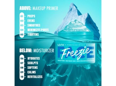 TRATAMIENTO FACIAL NYX HIDRATANTE PRIMER REFRESCANTE FACE FREEZIE 9 GR - 4