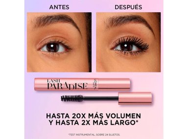 MÁSCARA DE PESTAÑAS LOREAL PARADISE WASHABLE 8.5 ML - 8