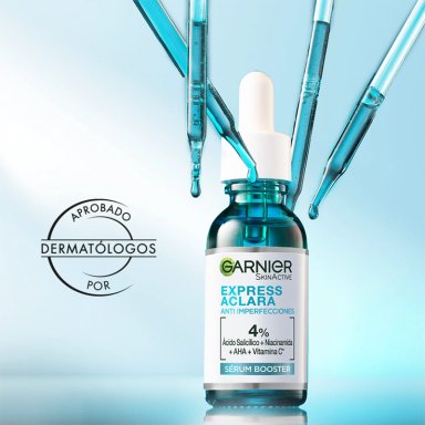 SERUM FACIAL GARNIER ANTIIMPERFECCIONES BOOSTER EXPRESS ACLARA 30 ML - 1