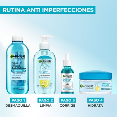 SERUM FACIAL GARNIER ANTIIMPERFECCIONES BOOSTER EXPRESS ACLARA 30 ML - 4