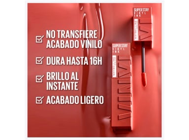 LABIAL MAYBELLINE LÍQUIDO SUPER STAY VINYL INK 4 GR - 5