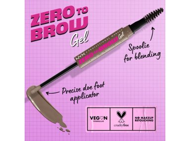 GEL CEJAS NYX ZERO TO BROW 2 ML - 6