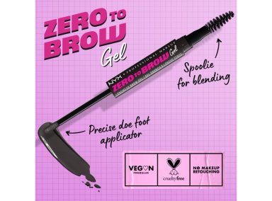 GEL CEJAS NYX ZERO TO BROW 2 ML - 6