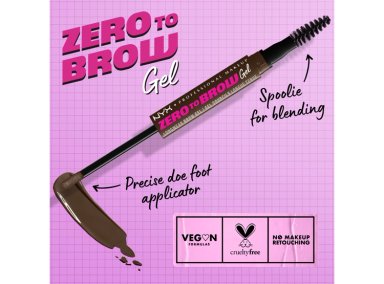 GEL CEJAS NYX ZERO TO BROW 2 ML - 6