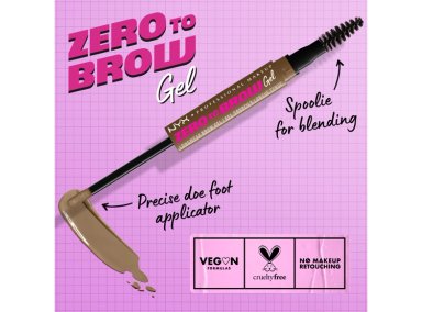 GEL VOLUMIZADOR CEJAS NYX ZERO TO BROW 2 ML - 9
