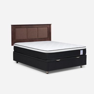 JUEGO DE DORMITORIO ROSEN CAMA BOXET NEW STYLE 6 2 PLAZAS + RESPALDO RACHEL - 2