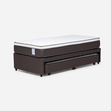 CAMA DIVAN ROSEN NEW STYLE 4 PLUS 1.5 PLAZAS GRIS - 4