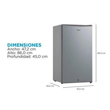 FRIGOBAR MIDEA 93 L FRÍO DIRECTO MDRD142FGE50 - 3