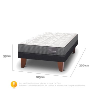 CAMA EUROPEA CIC ANATOMIC 1.5 PLAZAS - 3