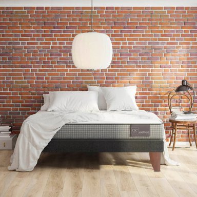JUEGO DE DORMITORIO CIC CAMA EUROPEA ANATOMIC BN 2 PLAZAS + RESPALDO VILLARRICA - 6
