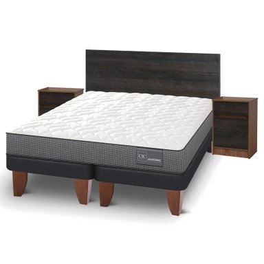 JUEGO DE DORMITORIO CIC CAMA EUROPEA ANATOMIC KING + SET ESPRESSO - 2