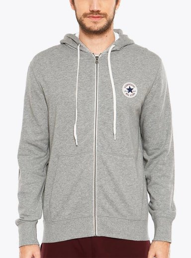 POLERÓN HOMBRE CONVERSE CORE FULL-ZIP HOODIE - 3