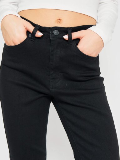 JEANS MUJER INDEX ALGODÓN FLARE TIRO MEDIO - 4